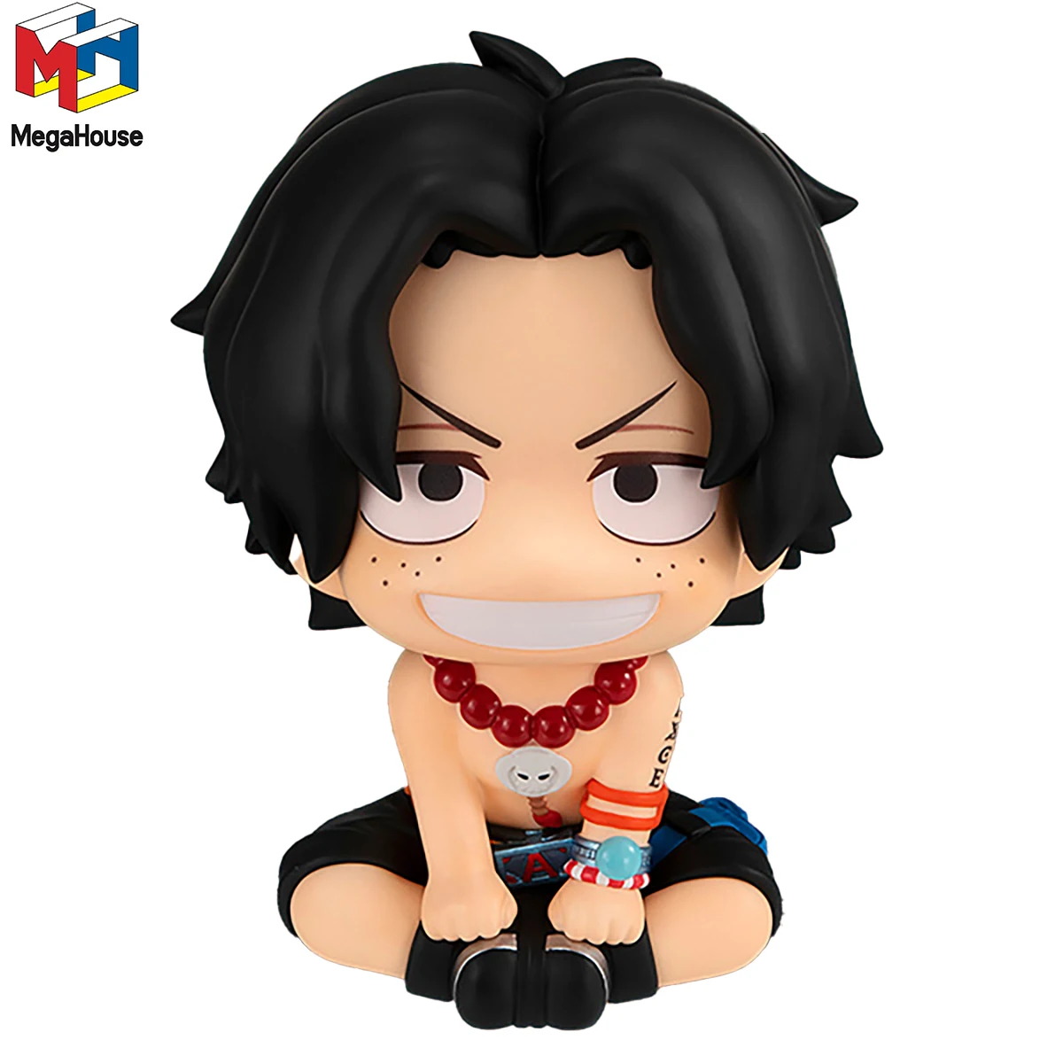 

In Stock Original Megahouse Look Up ONE PIECE Portgas D. Ace 11cm Anime Figure Collectible Model Toy Kawaii Doll