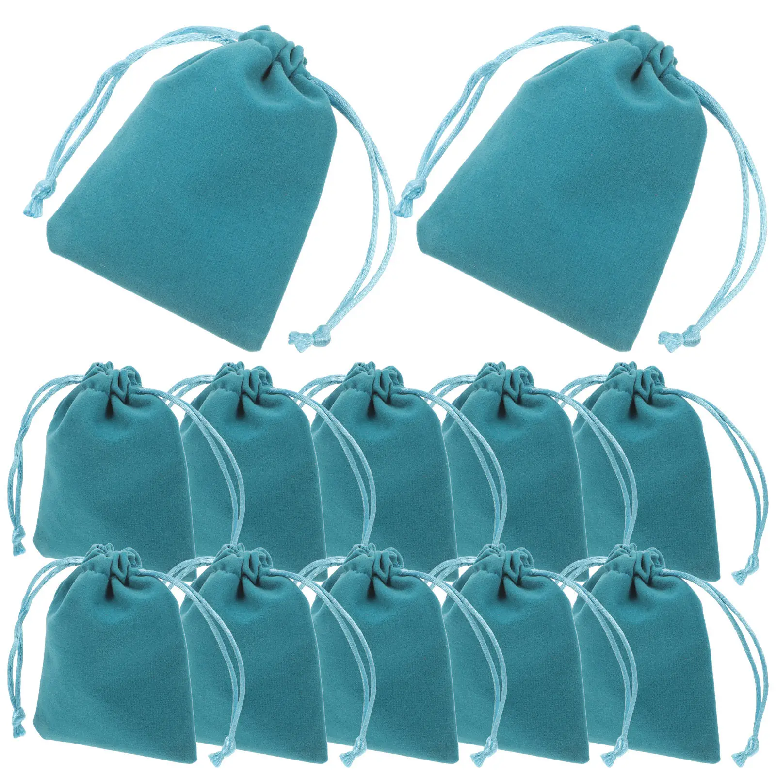 

12Pcs Jewelry Bags Drawstring Cloth Small Gift Bags for Wedding Festival Birthday Candy Storage Pouches Drawstring Bag