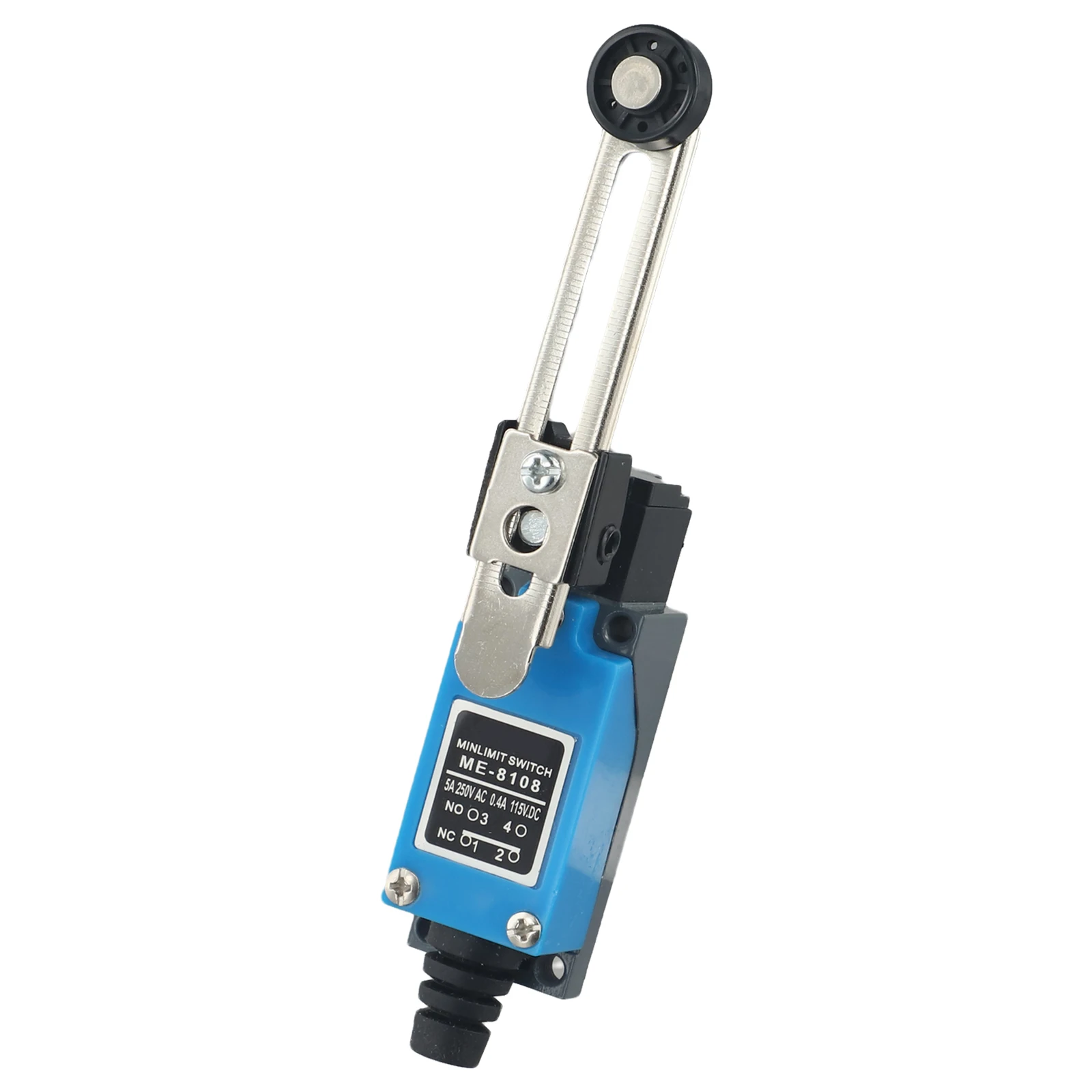 ME-8108 IP65 Travel Limit Switch 250V 5A 1NO1NC Metal Roller Lever Sensor For Industrial Machinery Electrical Control