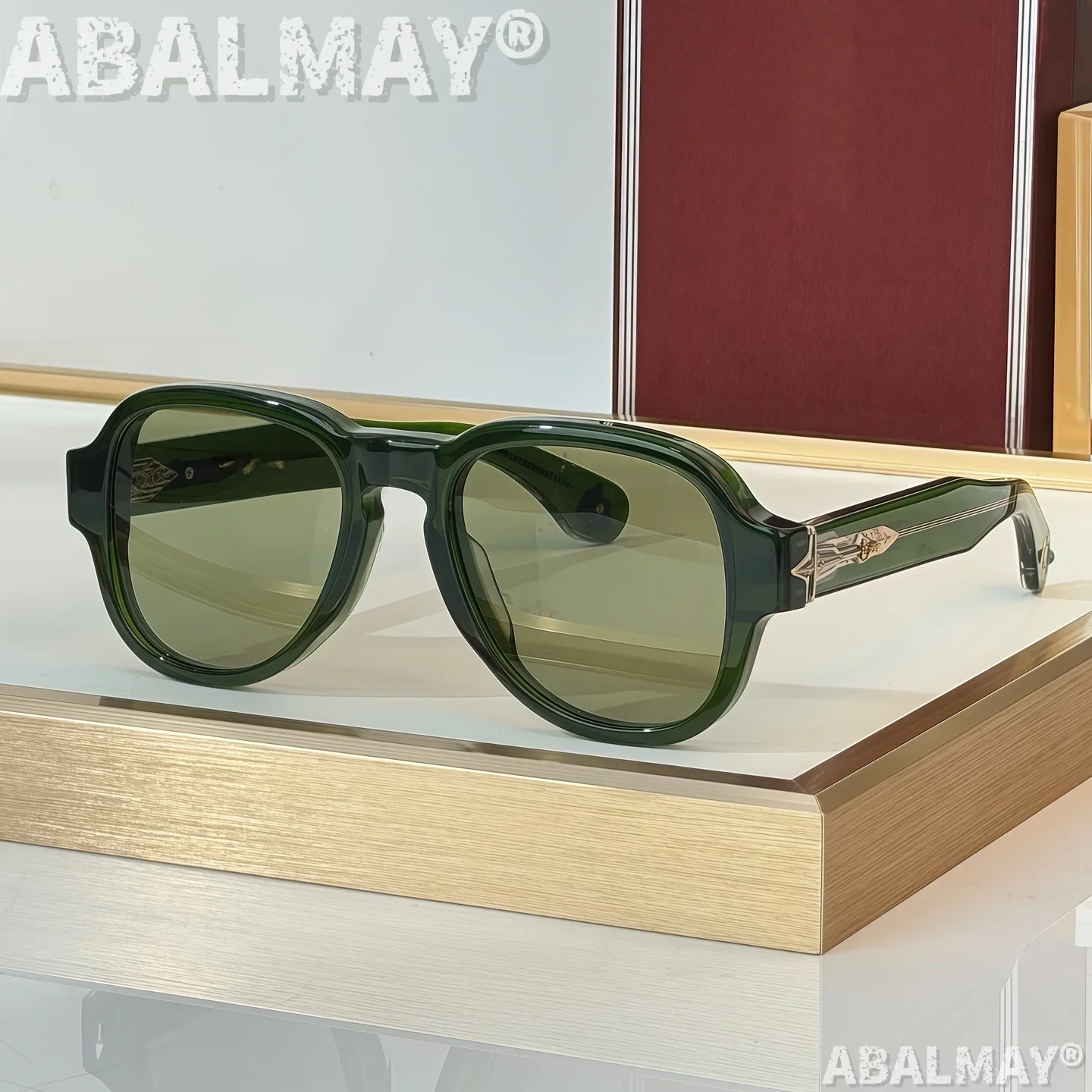 

JM REDCLOUD SIZE 52-21 Top Quality Sunglasses for Men Retro Trend Women Luxury sunglasses Brand Designer UV400