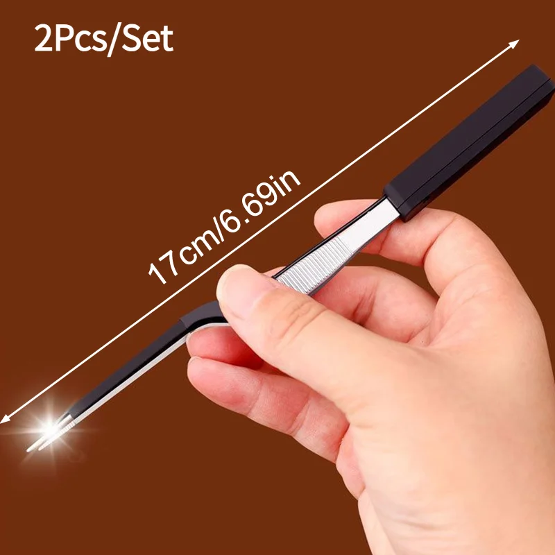 *1Set Children Ear Scoop Luminous Earwax Tweezers Advanced Visual Cerumen Earpick Hook Charging Ear Scraping Pro Cleaning Tool
