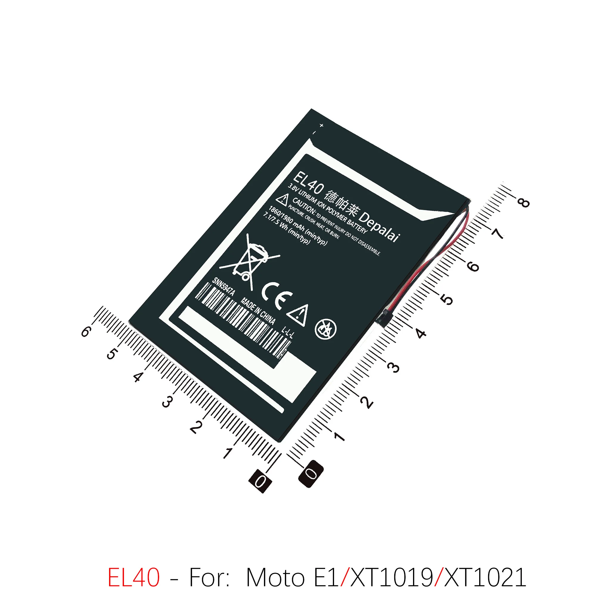 EL40 HE50 KS40 LC40 NH40 Battery For Motorola E1 E7 E22XT1019 E4Plus E5Plus E6Play Batteries Rechargeable Battery