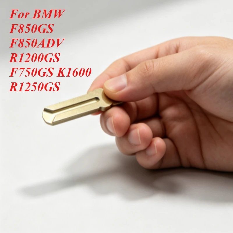 1pcs Blank Key Blade Flip Remote Key For BMW F850GS F850ADV F750GS K1600 R1200GS R1250GS Cocoon Motorcycle Rekey Locksmiths Tool
