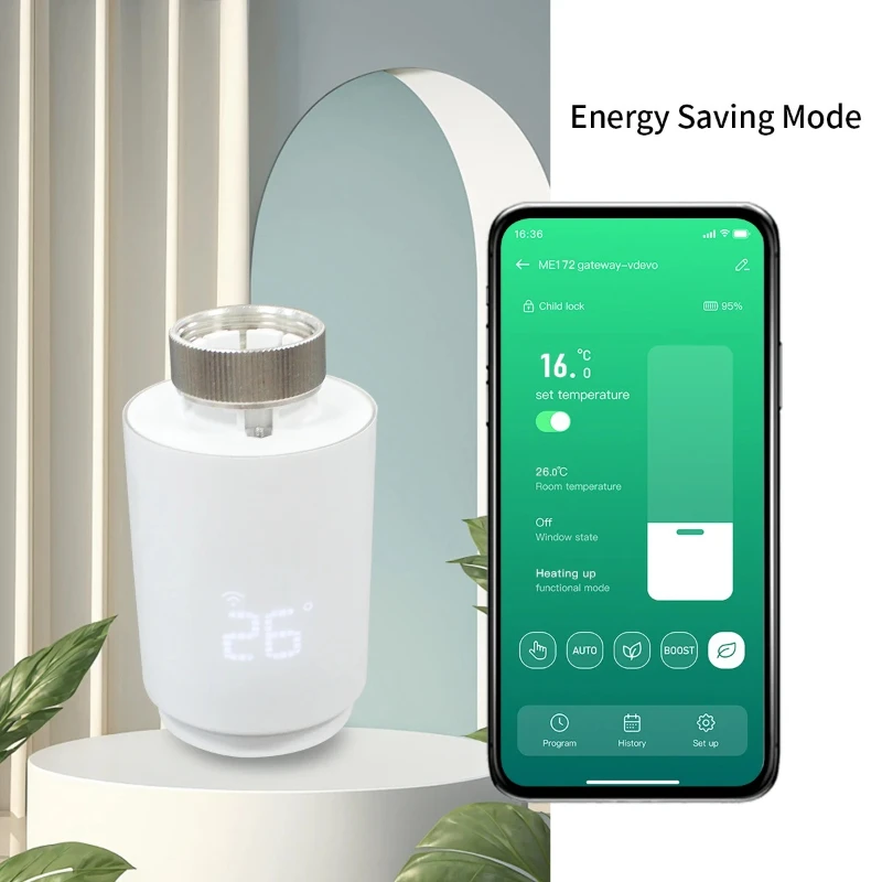 

Tuya умный дом Zigbee 3,0 термостатический клапан радиатор Zigbee термостат радиатор Zigbee термостатический клапан Alexa Google Home