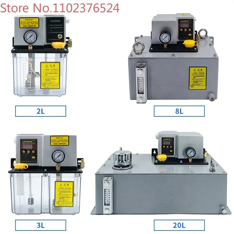 

Автоматические насосы JIANHE для тонкой смазки, Центральная система смазки, тонкий масляный насос, машина с ЧПУ, электрическая смазка, масляные насосы