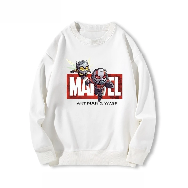 Marvel Avengers Iron Man waits for Spider Man Thor round neck hoodie men's autumn top