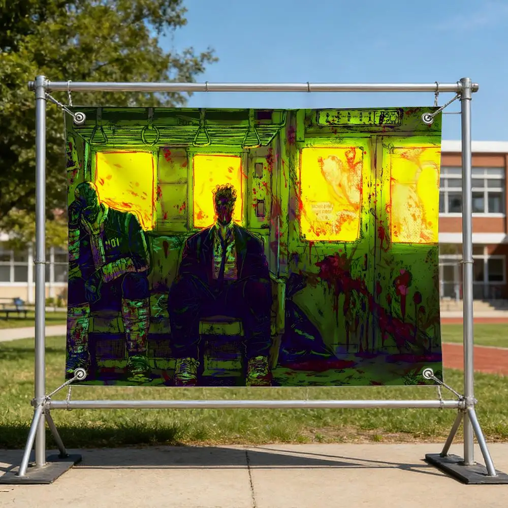 Anime Art Dorohedoro Flags Specialized for indoor and outdoor home decorations, outdoor camping, and bar parties