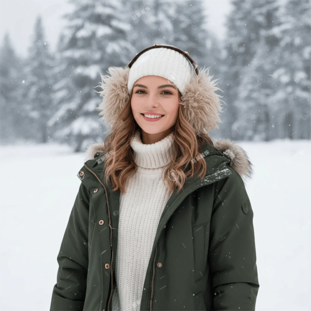 Paraorecchie pieghevoli caldi invernali Protezione dal freddo Scaldini per orecchie pieghevoli addensati Antigelo Paraorecchie in pelliccia sintetica per donna Uomo Outdoor