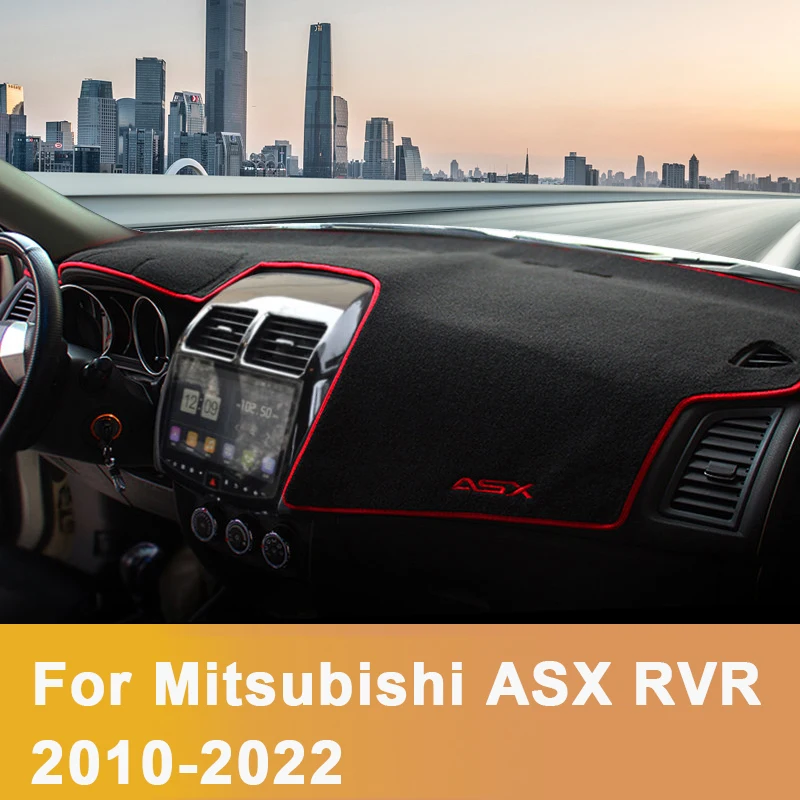 

Чехол на приборную панель автомобиля, коврик для приборной панели, коврик для солнцезащитного козырька, накладка для Mitsubishi ASX RVR 2010-2017 2018 2019 2020 2021 2022, аксессуары