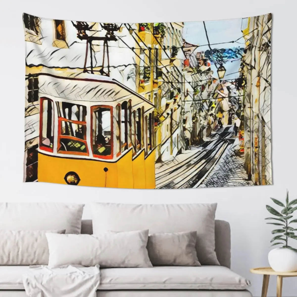 

Lisboa Tram Tapestry Cute Decor Bedroom Decor Home Decorators Home Decoration Accessories Tapestry