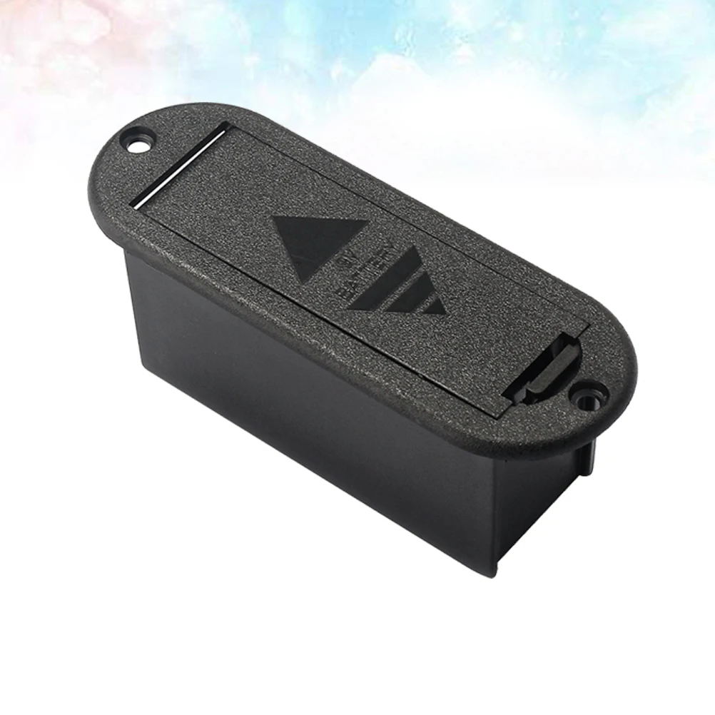 

9 V Case Pickup for Guitar Electric Bag Pickups Black Holder Bass Casing