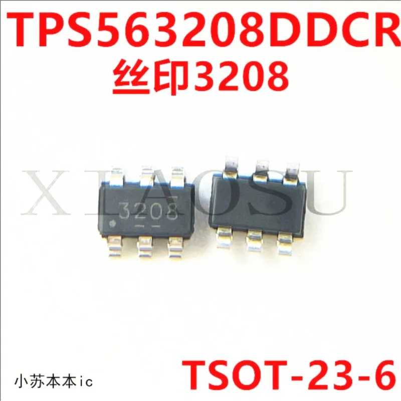 (5-10piece)100% New TPS563208DDCR Printing 3208 SOT23-6 step-down DC DC switch Voltage regulator Chipset