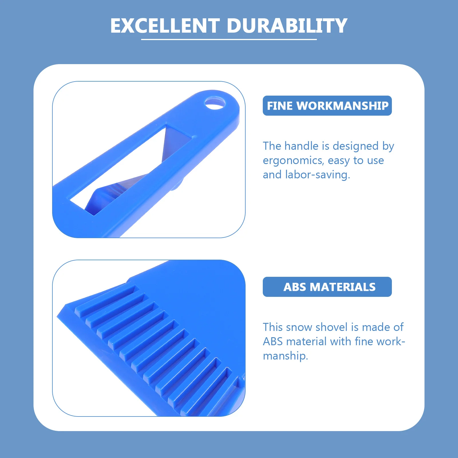 

3Pcs Durable ABS Freezer Frost Shovel Ice Remover Handheld Deicing Tool Ergonomic Design Safe Efficient Refrigerator Defrost