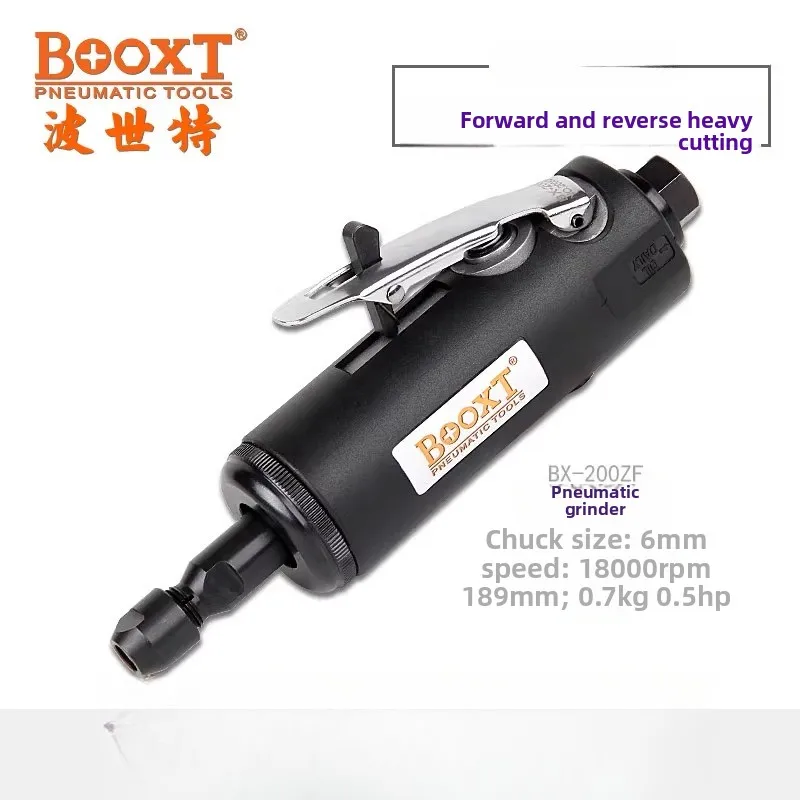

Booxt Taiwan Pneumatic Engraving Grinder with Forward and Reverse Air Grinder Reverse Pneumatic Straight Grinder Imported Bx-200Zf