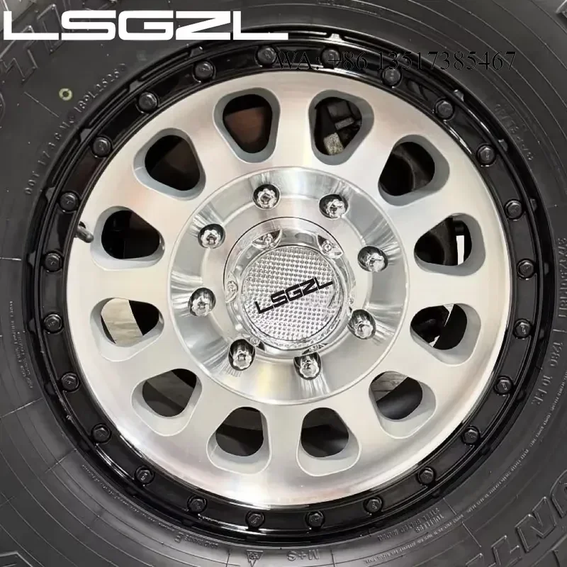 16 17 18 19 Inch 5x127 6x139.7 Simulated Beadlock 4x4 Truck Wheels Rims for Ranger Hilux Tank Jeep Wrangler