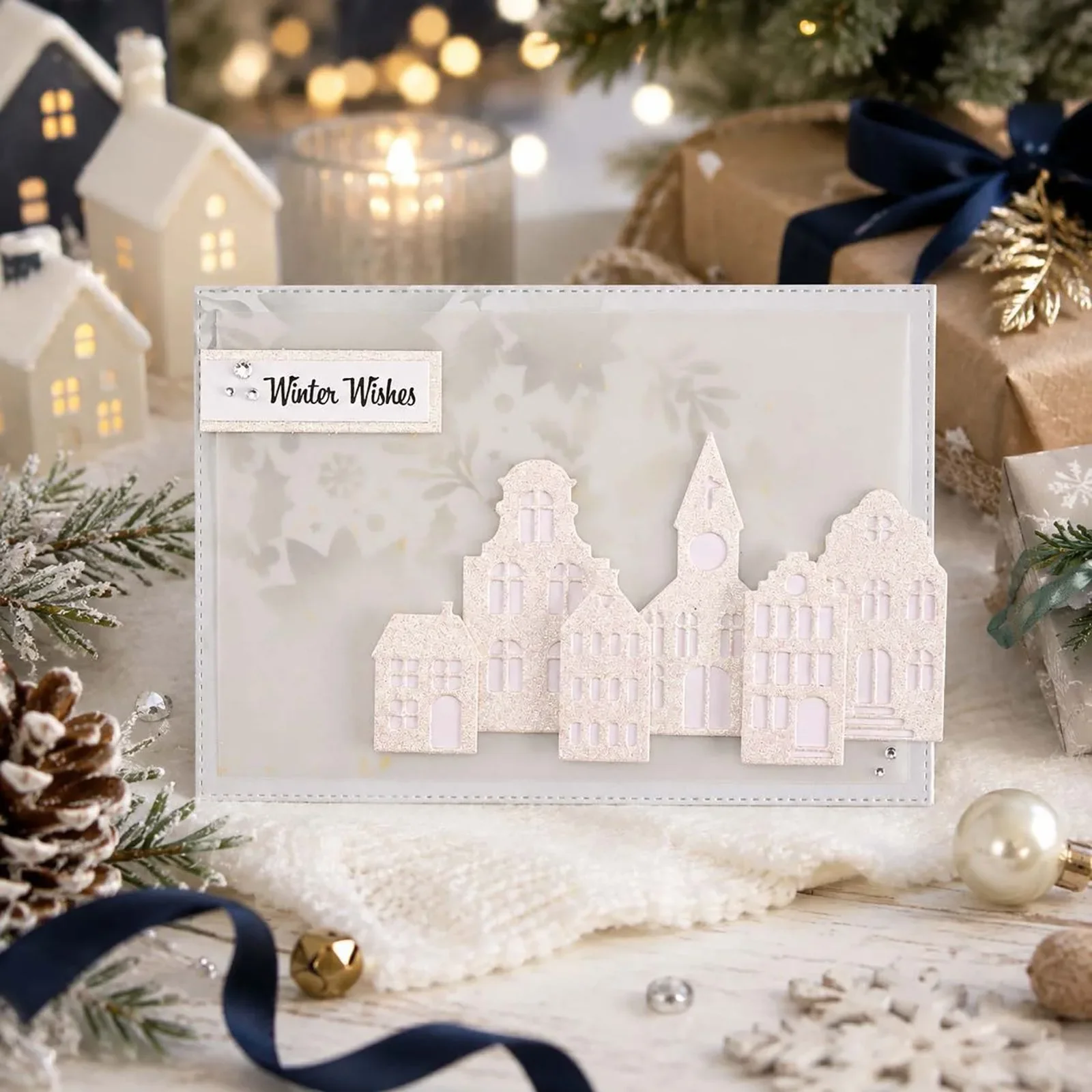 Officer Mouse Christmas Metal Cutting Dies Stamps For Craft Embossing Make Paper Greeting Card Making Template DIY Handmade 2026