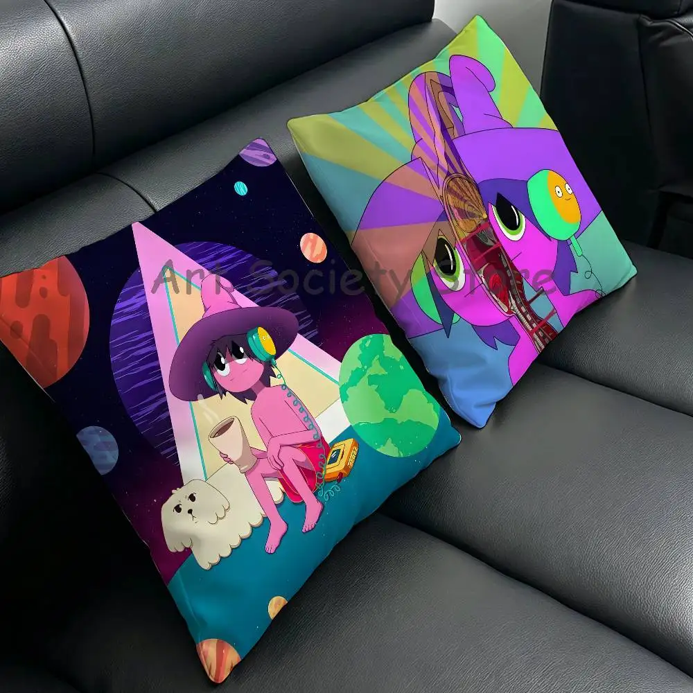 Clancy Gilroy M-Midnight Gospel Pillow Case cute cartoon peripheralsBedroom Sofa Decorative Cushion Cover Soft Cushion Cover