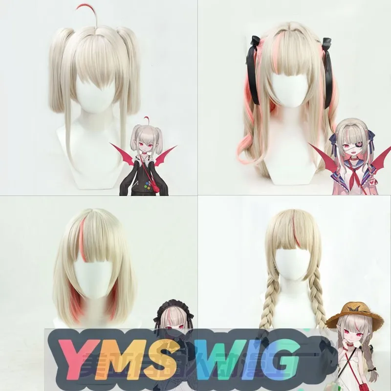 

[YMS WIG] Vtuber Virtual Broadcaster Hololive Good Woman Demon World Lilyme Cos Wig