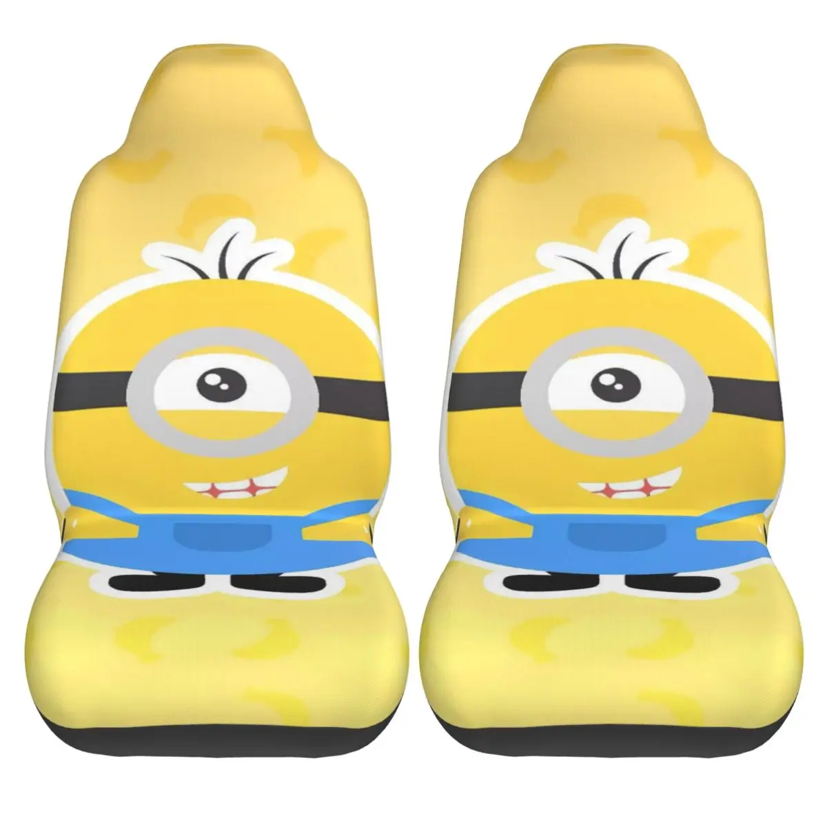 

Minions Meme Car Seat Covers Summer Polyester Auto Seat Covers Flexible 2 Pcs Universal Cover