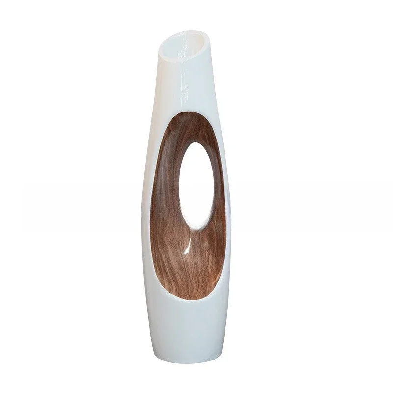 

Creative cement hollow vase shopping mall combination flower device hotel fiberglass flower pot indoor ornament