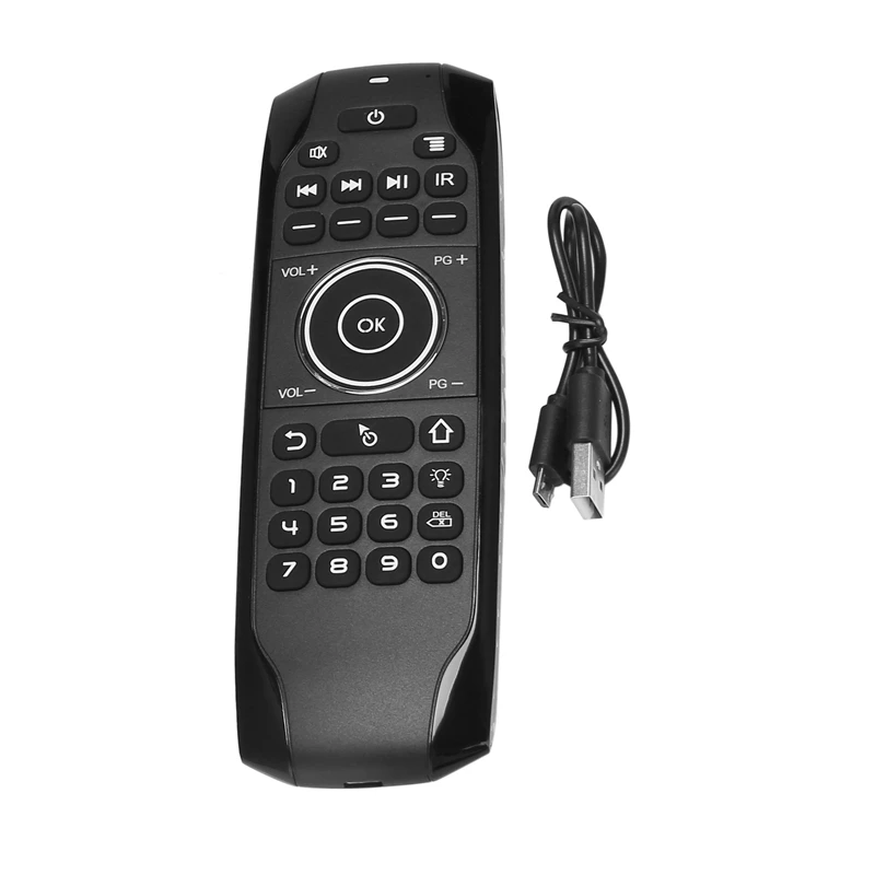 Bluetooth 5.0 Mini Keyboard G7BTS Gyroscope Backlit IR Learning Air Mouse Remote Control For Smart TV Box Laptop Tablet