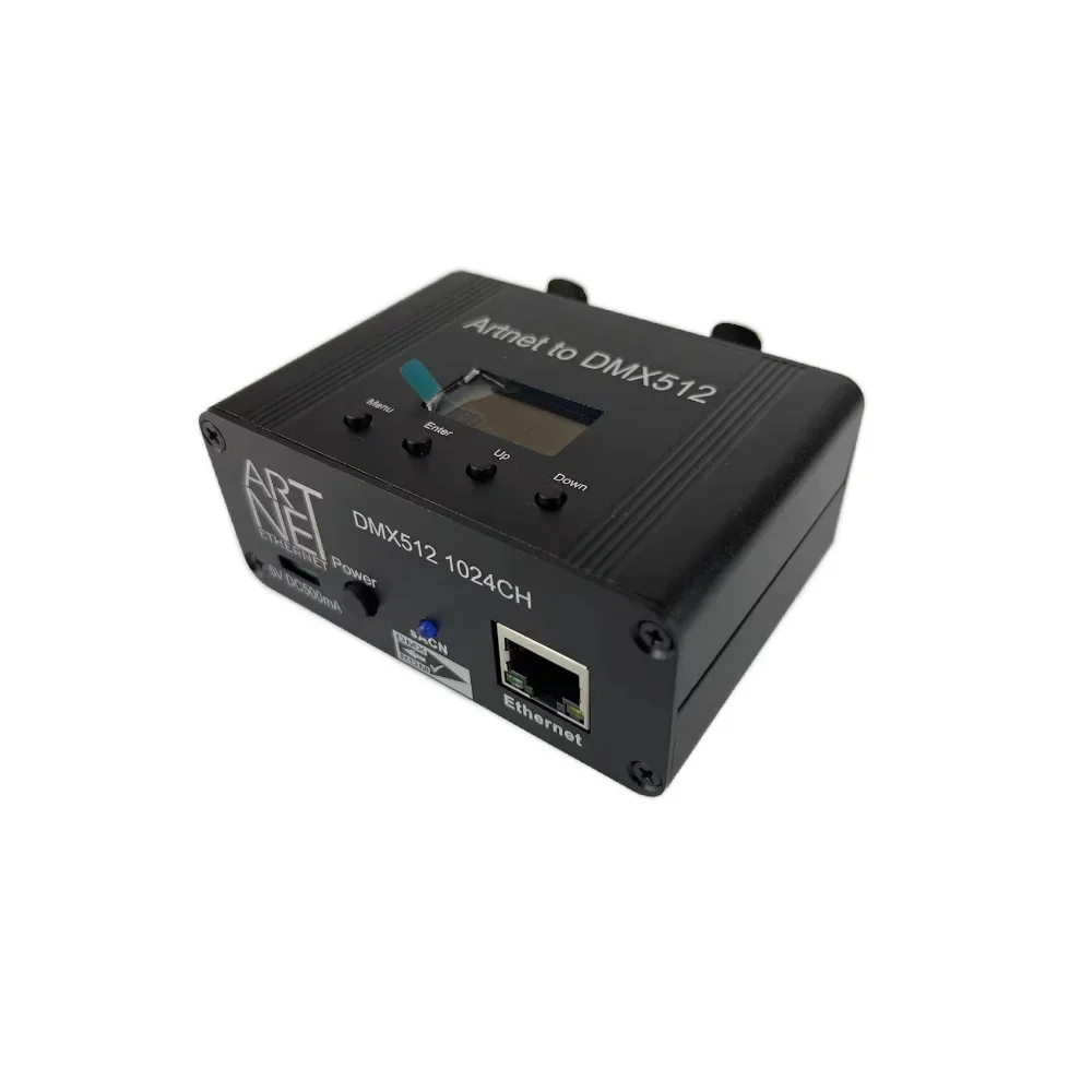 ArtNet Sacn DMX 512 Ethernet-контроллер освещения RDM 2 Universe 1024ch