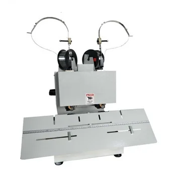 

two double heads saddle stitching book binding stapler machine