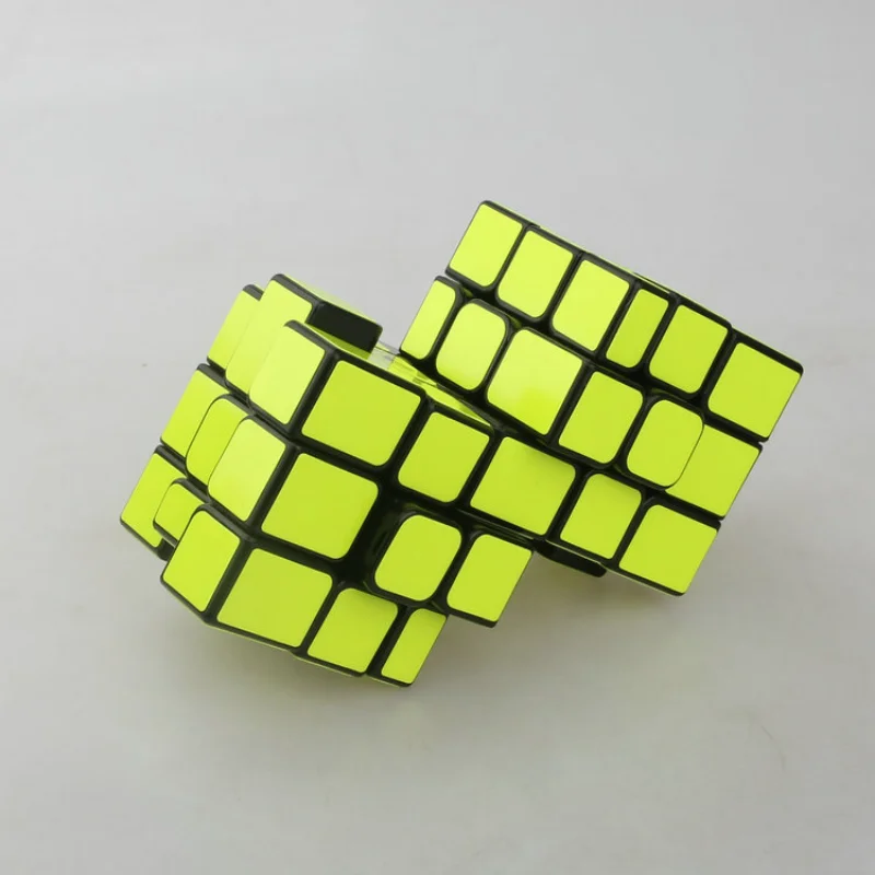 New CubeTwist Double 3x3 Bandage Conjoined Magic Cube Speed Puzzle Toy for Kids Boys Gift Colorful