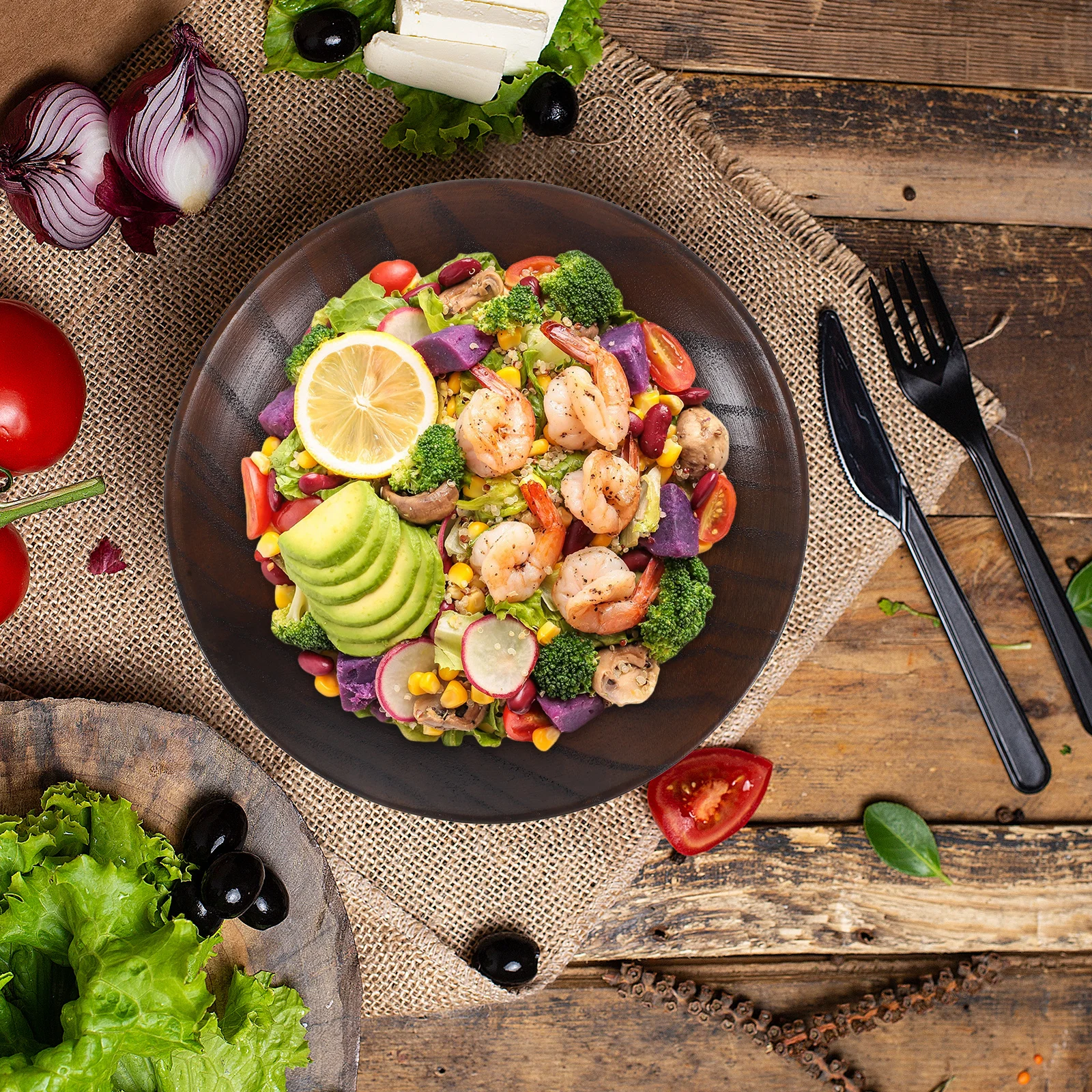 

1pc Small Wooden Sauce Dish Portable Condiments Bowl For Home Restaurant Kitchen Use Snack Plate Serving Tray Dinner Plates