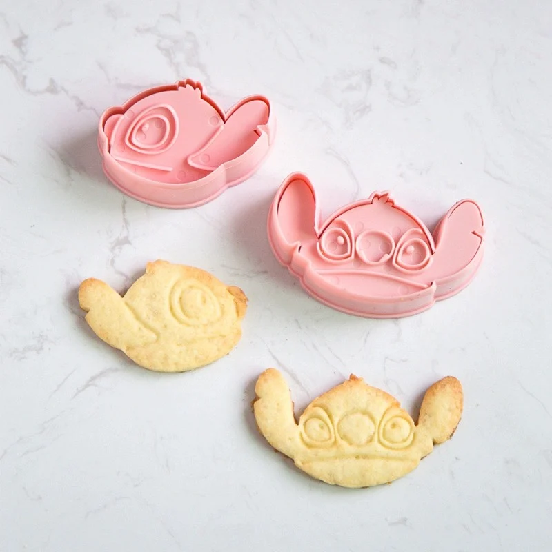 Stitch Disney Cartoon Cutter Cake Cookie Mold Cutter Fondant Baking Tool Biscuit Anime Biscuit Mould Baking Tools Birthday Gift