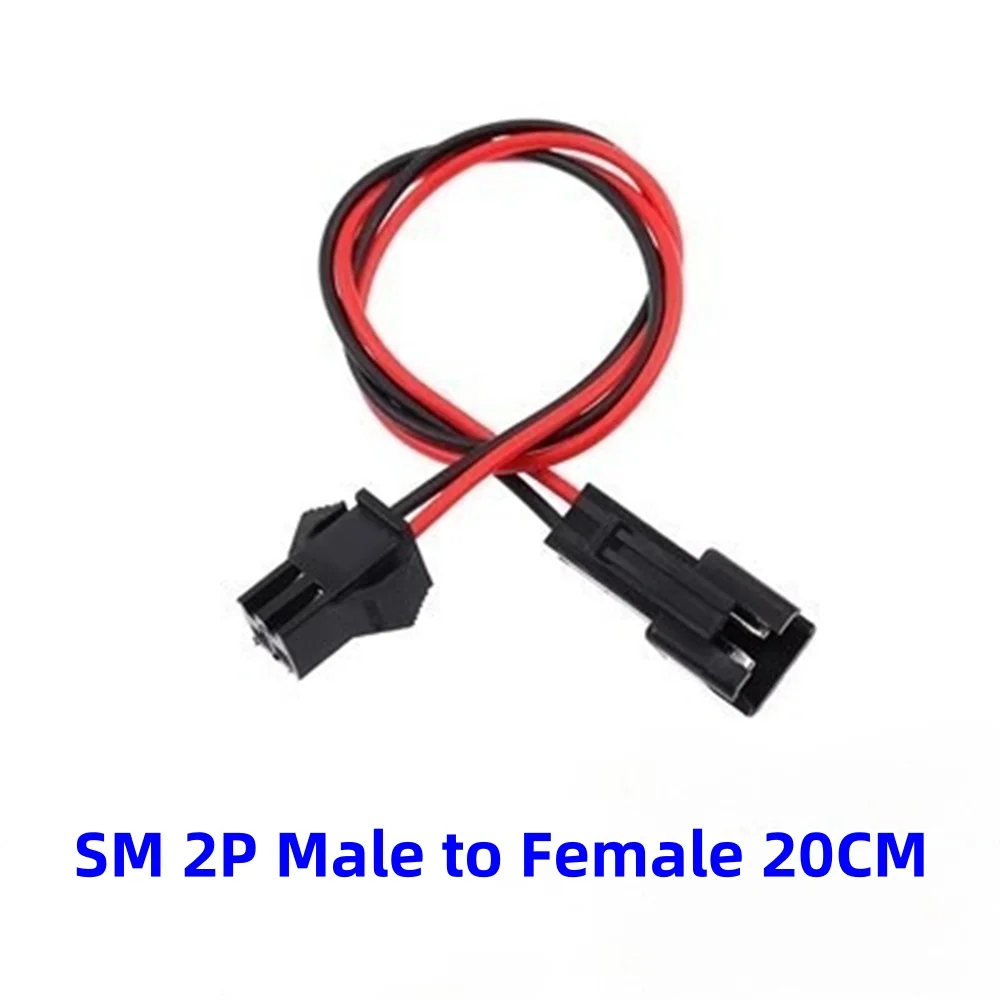 10 قطعة 2P 3P 4P 5P 6P SM 2.54 مللي متر الملعب ذكر إلى أنثى التوصيل جاك JST سلك موصل 22AWG بطارية كابل شحن محول 20 سنتيمتر #1