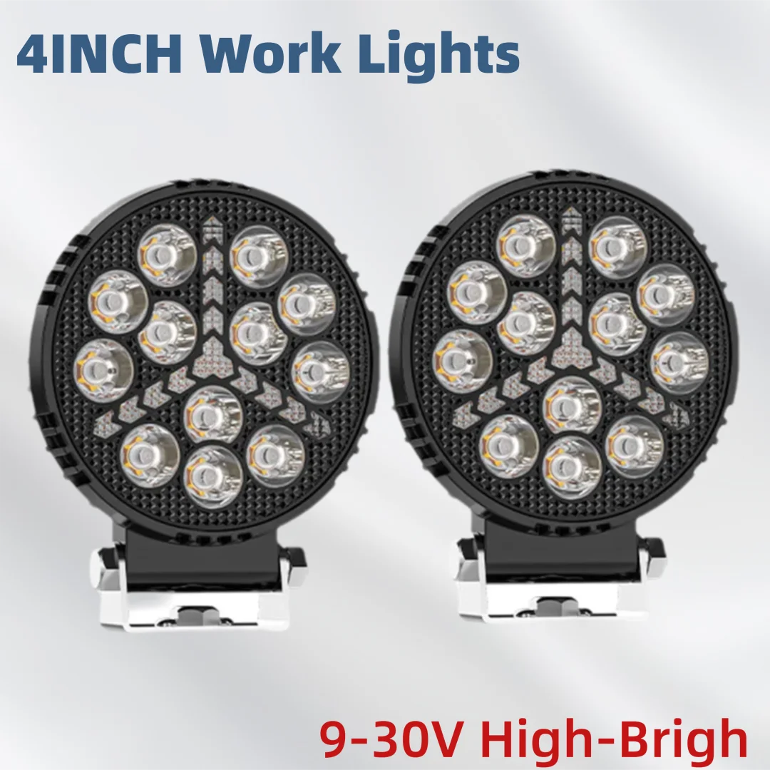 

9-30V Car LED Light 4" LED Work Light Off Road Spotlight 4x4 Drivinglight for Jeep Truck 4X4 Car SUV ATV Barra LED Headlights