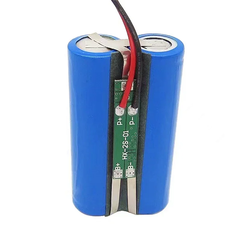 Aleaivy 7.2V/7.4V/8.4V 18650 Lithium Battery 2600mAh Rechargeable Battery Pack Speaker Protection Board+XH2.54-2P Plug Cable