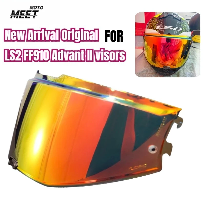 

FF910 Visor Lens for LS2 ADVANT II Motorcycle Helmet Original Day and Night Universal Electronic Gun Red Lens Helmet Accessories