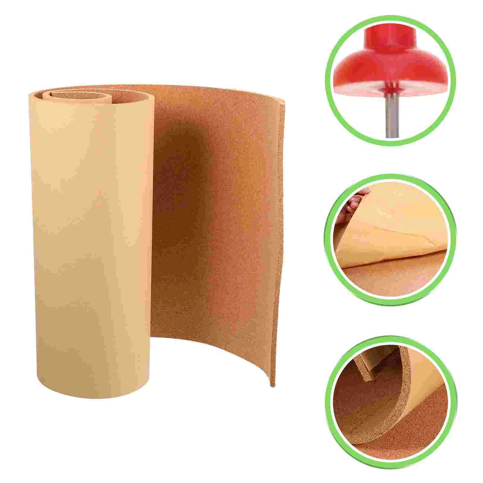 กระดานข้อความ Cork Roll Wall พื้นหลังกาว Bulletin Self-Adhesive สติกเกอร์ Memo Notes Photo