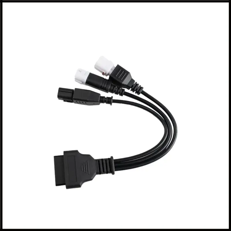 

Universal Motorcycle OBDII Connector Cable ABS for Bikes 3+4 6 Pin Interfaces