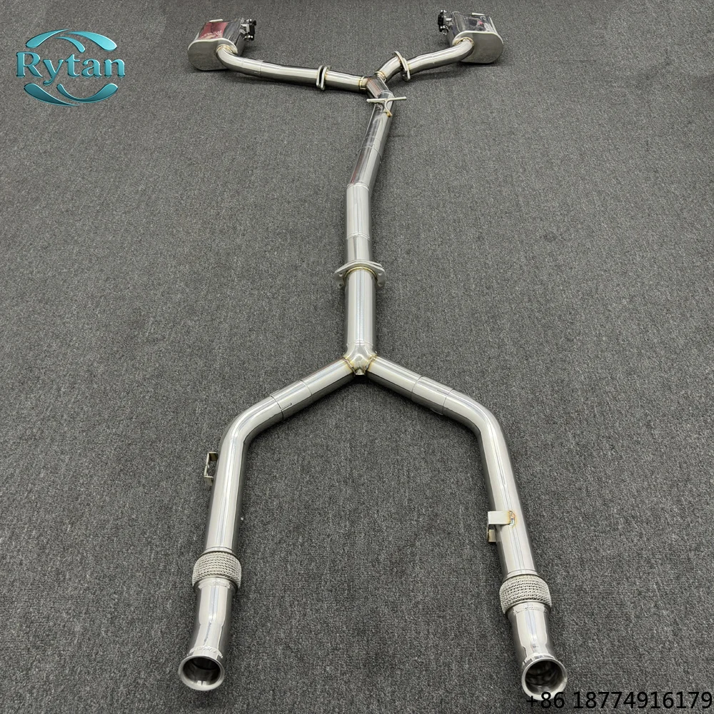 

Exhaust Pipe Exhaust Valved Stainless Steel Valvetronic Exhaust System Catback for - W205 C43 3.0T