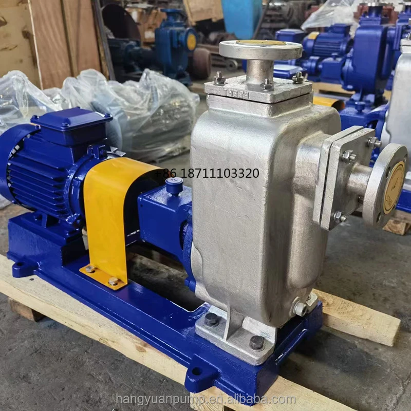 ZW direct connected stainless steel non clogging sewage pump, agricultural irrigation sewage pump with explosion-proof motor