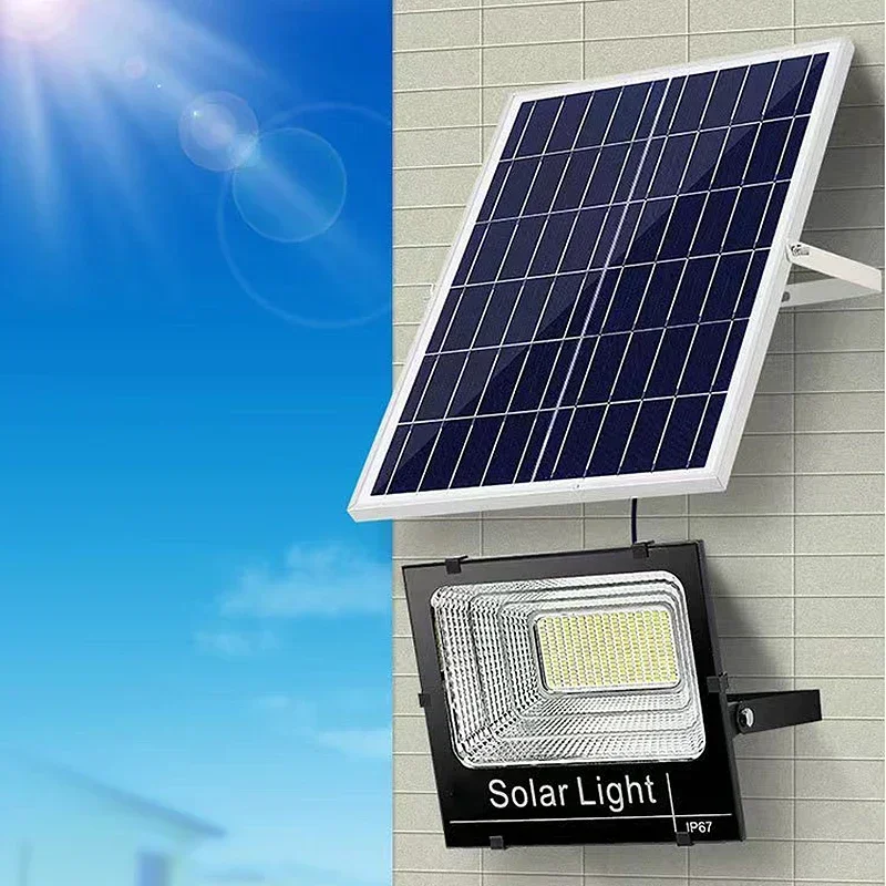 

25/500W Solar Light Outdoor Lighting Garden Light Flood Light Household Rural StreetSuper Bright Waterproof Wall Lamp Hot solar