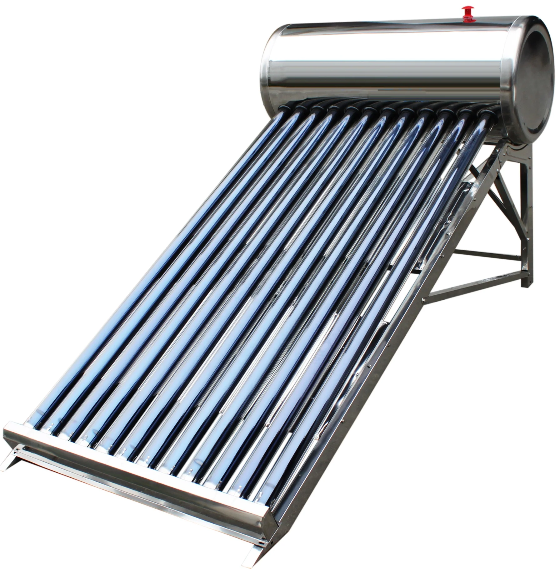 Solar Water Heater With Reflectors Popular In Nepal Pv Water Heater Home Appliances 150litre 240litre 300litre Vacuum Tubes