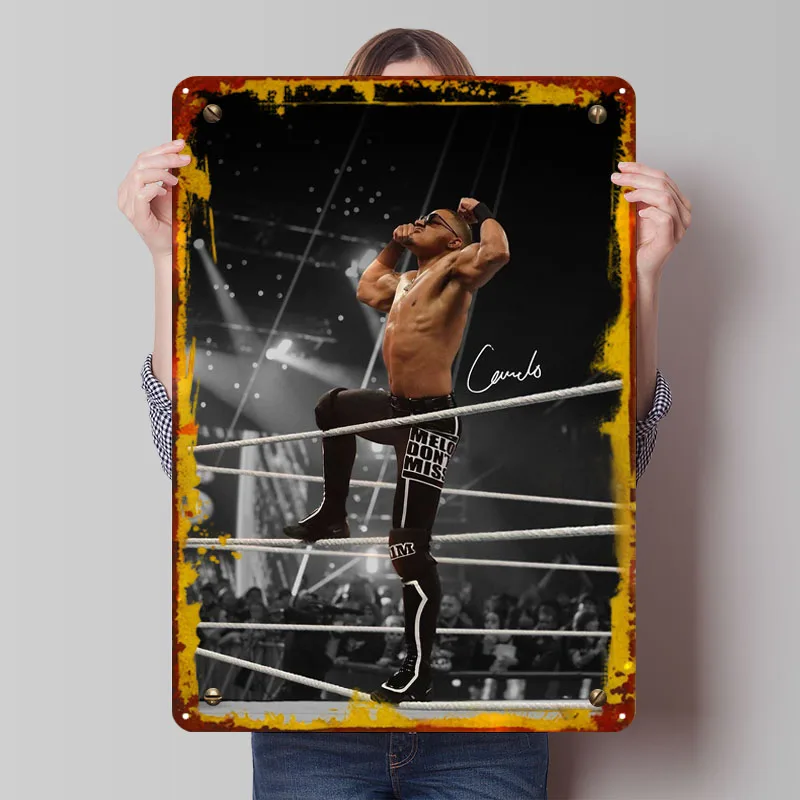 Carmelo fois sinais de metal esporte poster fotos itens de decoração de parede sinal de flandres personalizado para decoração de arte de parede barra de café