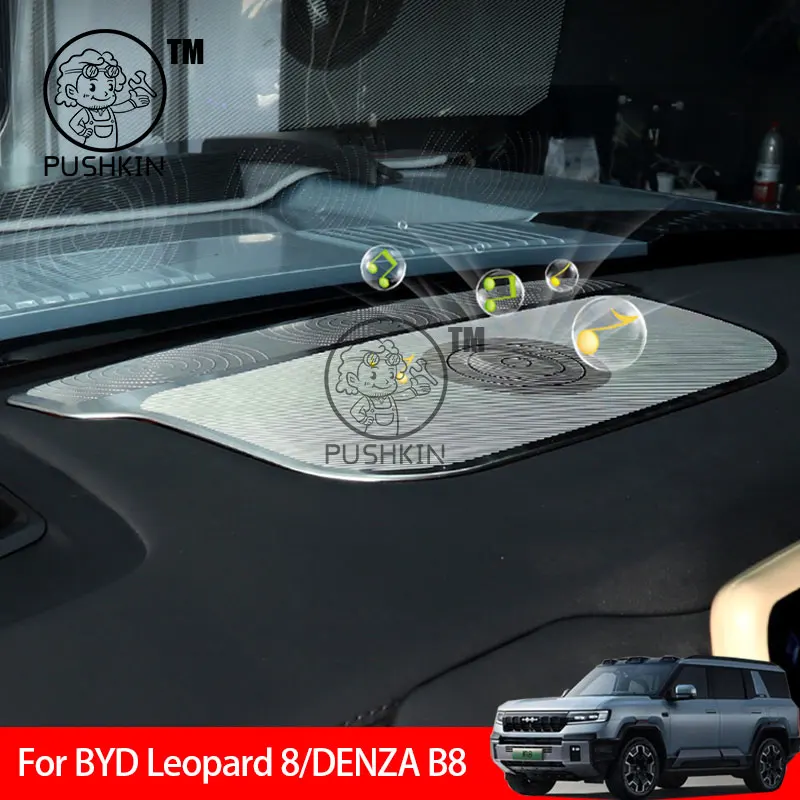 

For BYD Leopard 8 DENZA B8 2025 2026 Car interior Audio Speaker horn Cover Trim Loudspeaker Cover Trim Accessories