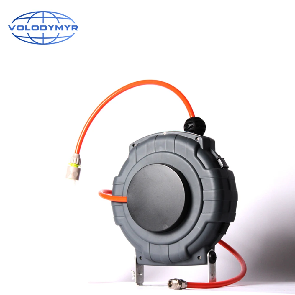 Automatic Telescopic Hose Reel Water Drum Garden Auto Care Shop High Pressure Watering Super Long 10 Meters Water Drum Car Wash