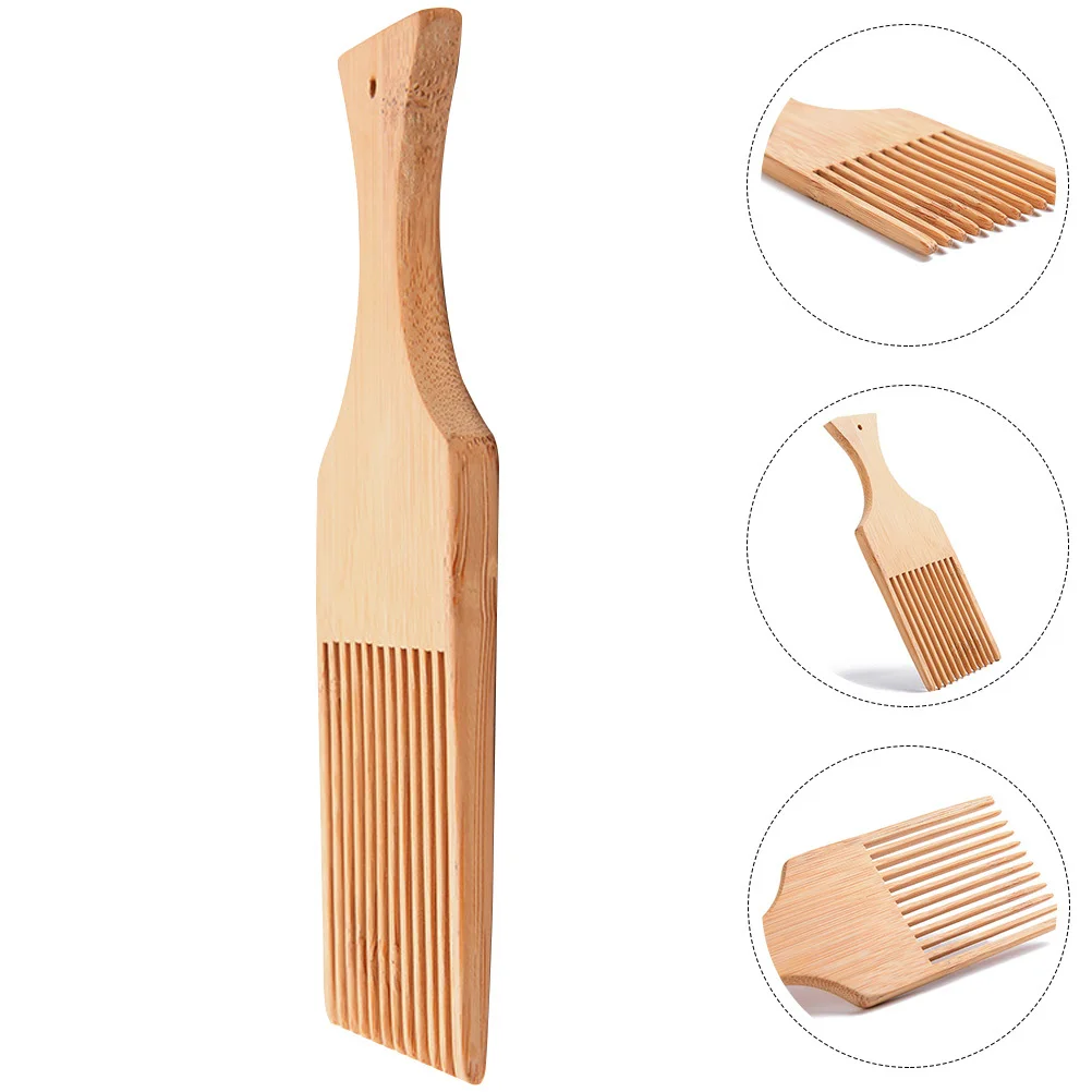 

Bamboo Wooden Wide Tooth Comb for Men Women Stylish Attractive Hairstyle Professional Salon Tool Home Travel Party Meeting
