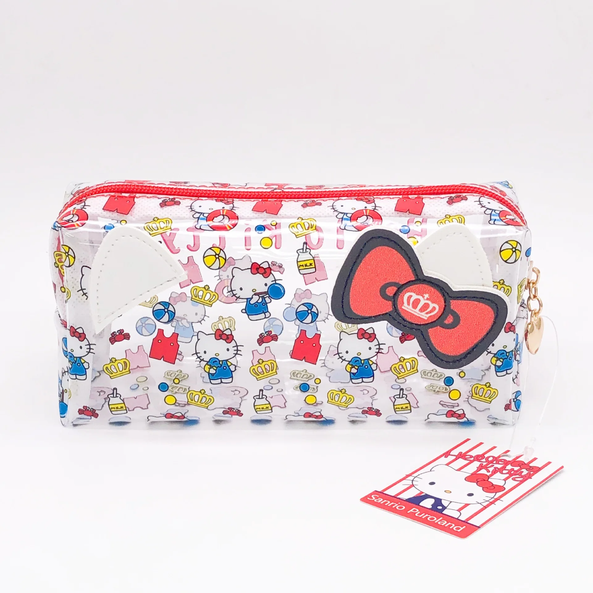 Hello Kitty Cosmetic Bag My Melody Pu Zipper Travel Storage Bag Cartoon Little Twin Stars Kuromi Make Up Case Kawaii Coin Purse