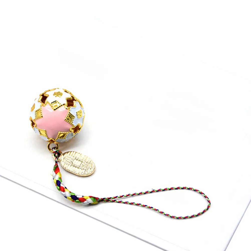 Fashion Phone Lanyard with Metal Bell Pendant Delicate Hanging Adornment for Smartphone Camera Keychain Lightweight Portable