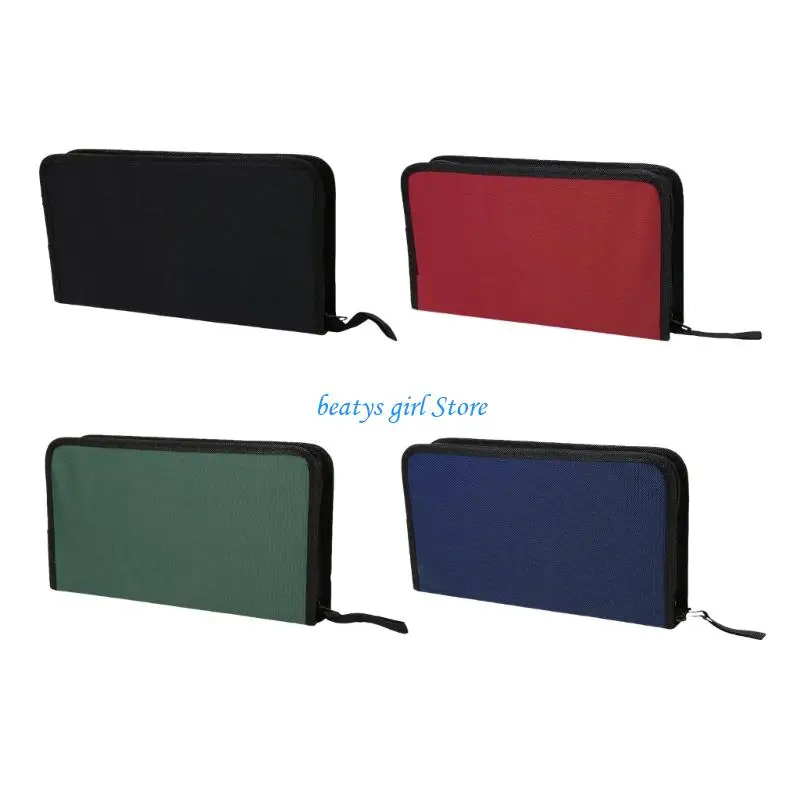 

C7AB Spacious 80 Disc Bag Oxford Cloth Design Organizers Box For Car Home Use