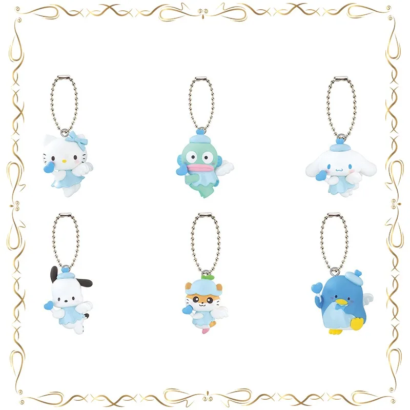 

Hello Kitty Angel Modeling Pendant Gashapon Kawaii Children's Day Gifts Action Figure Model Toys