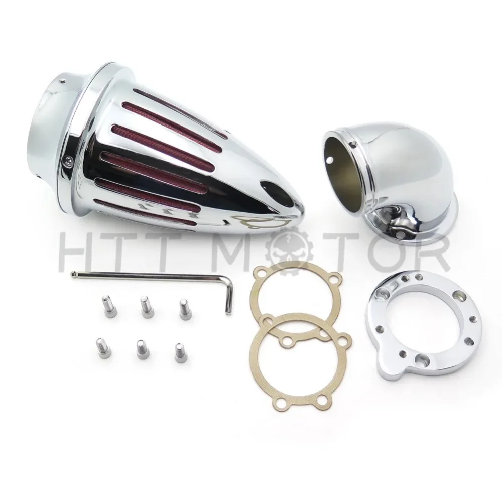 

Набор фильтров для очистки воздуха Bullet для Harley S & S Custom Cv Evo Xl Sportster Chrome Aftermarket БЕСПЛАТНАЯ ДОСТАВКА Запчасти для мотоциклов