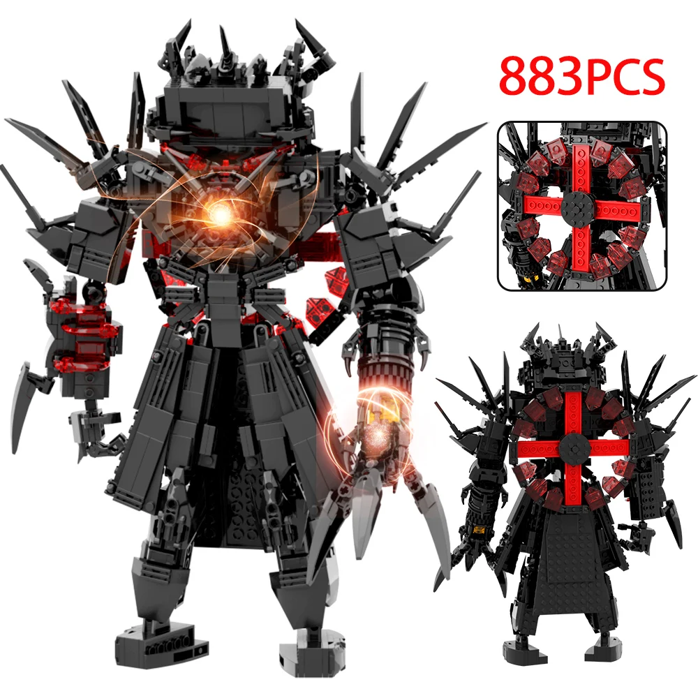 Skibidi أرقام المرحاض رجل عمل أرقام كتل اللعب TvMan مصور تيتان ساعة الملك الطوب لعب للأطفال عيد الميلاد عيد الفصح هدية